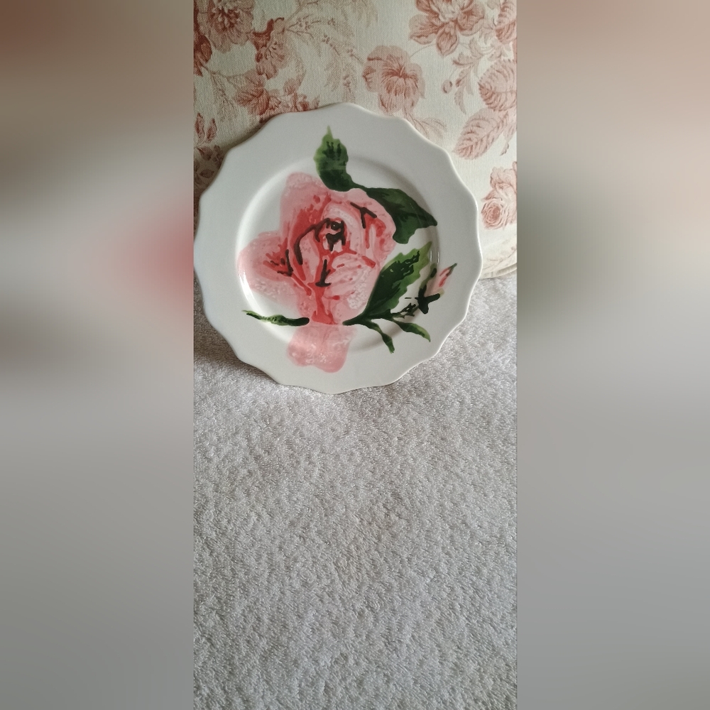 Floral Rose Appetizer Dish
